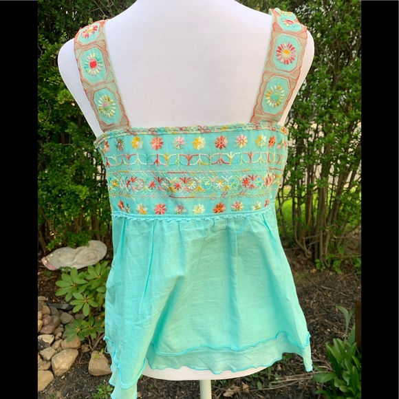 Cynthia Steffe Embroidered Empire Tank - Picture 3 of 12